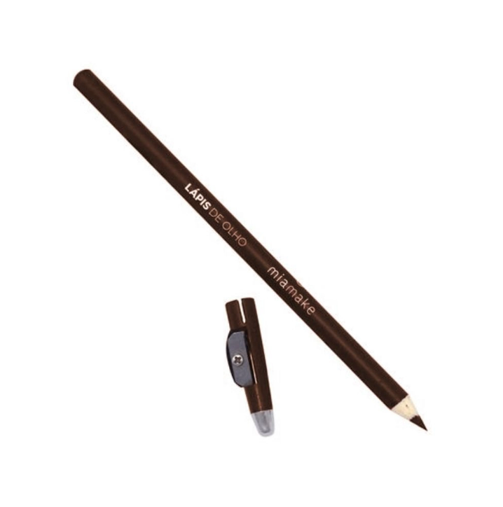Lápis de Olho com Apontador Marrom Mia Make