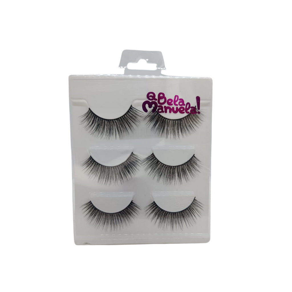Cilios Postiços 3 Pares Q Bela Manuela